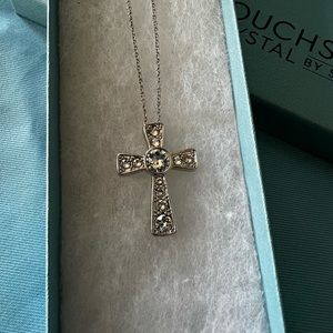NIB Touchstone Crystal by Swarovski Trinity Necklace